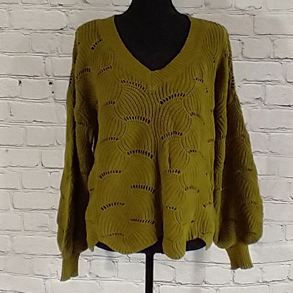 Olive green sweater